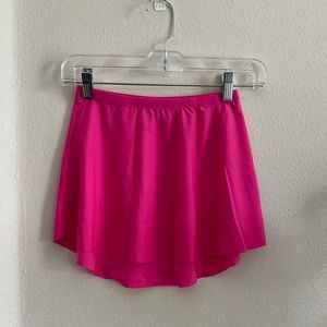 Hot pink - Ballet low high skirt